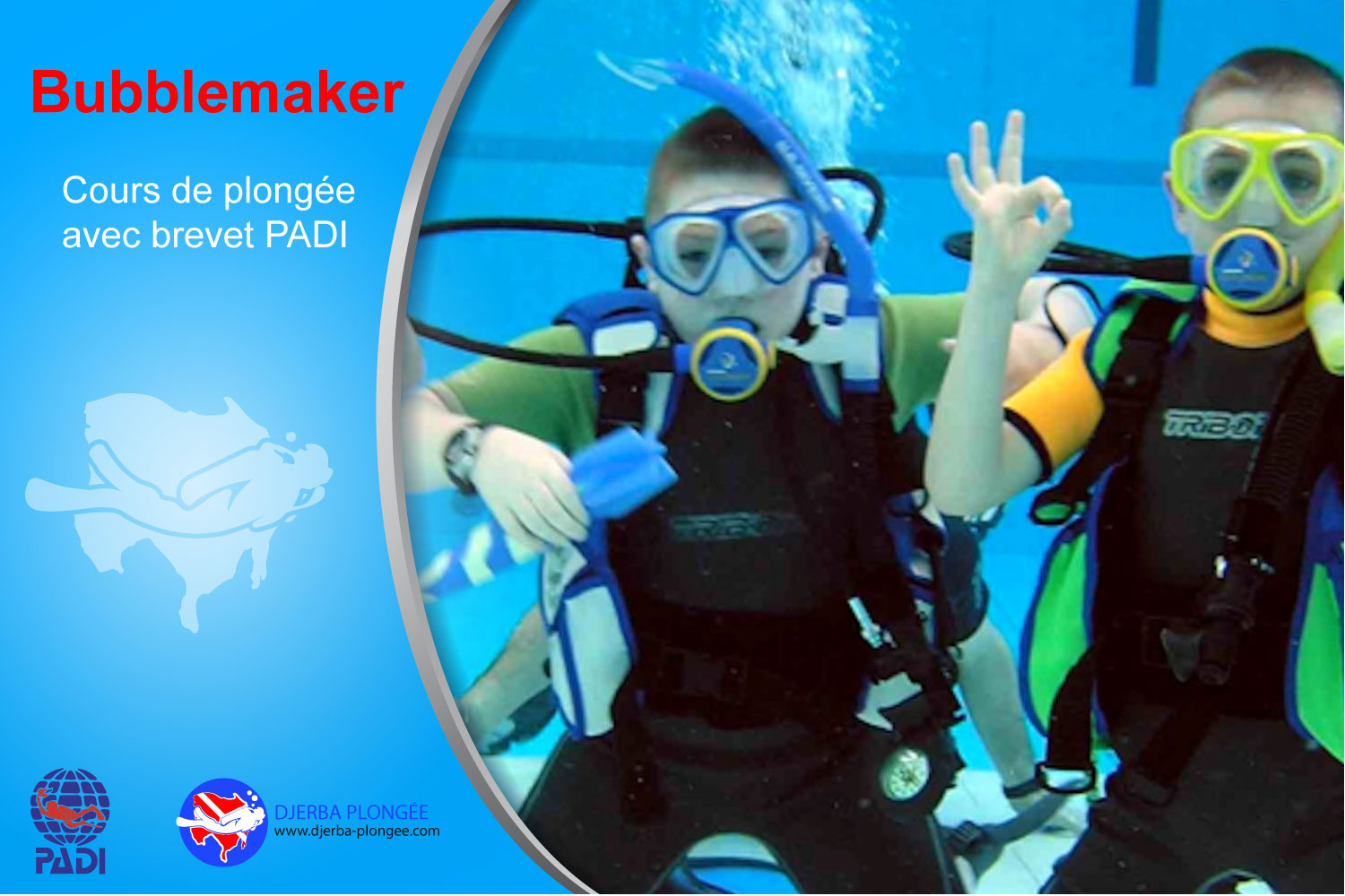 PADI Bubblemaker | en.djerba-plongee.com